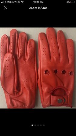 New leather large size leather driving gloves