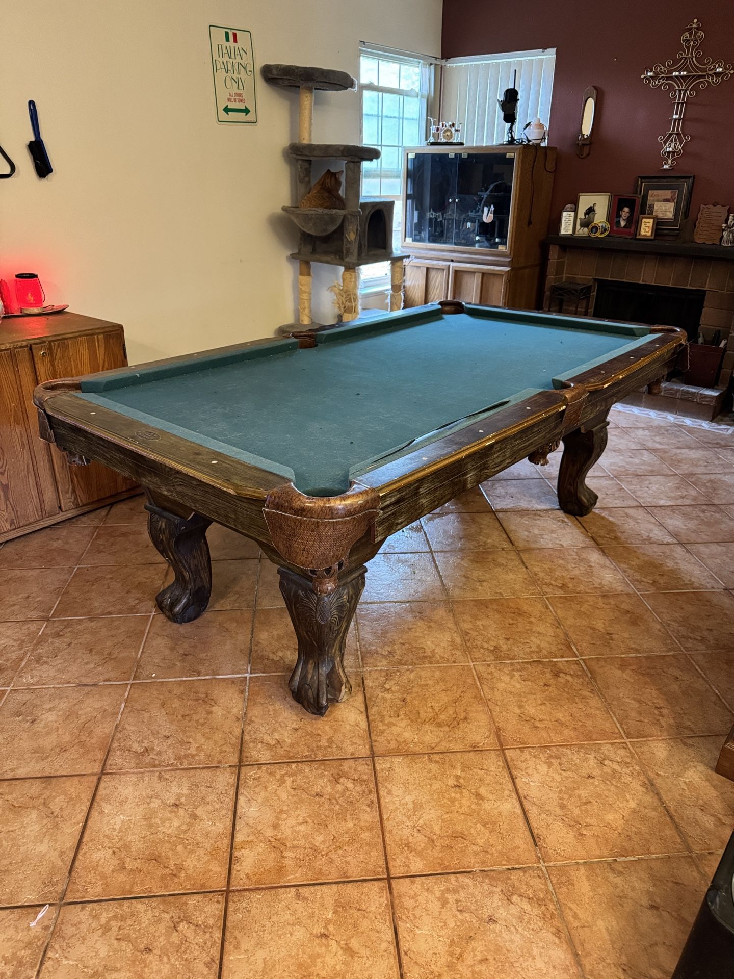 Classic 8ft Pool Table + Accessories – Priced to Sell $300 OBO