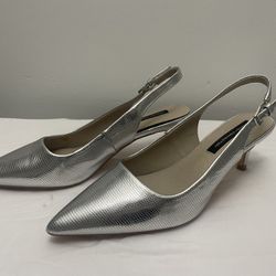 Size 7 Silver Heels 