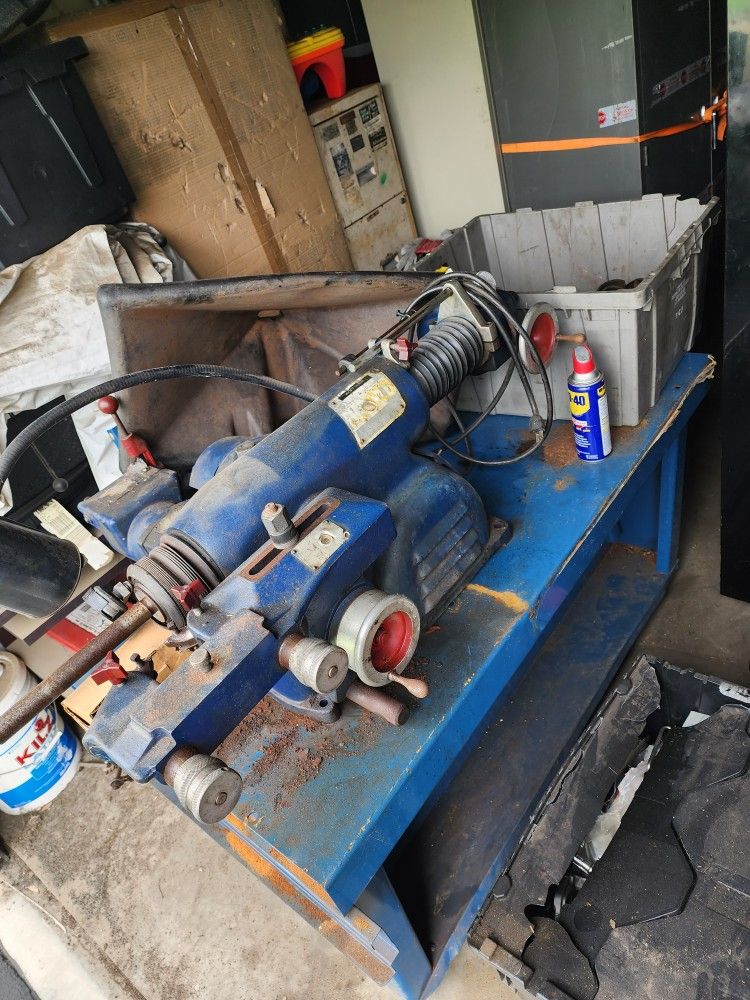 AMCO Brake Lathe - Complete With Table & Adapters