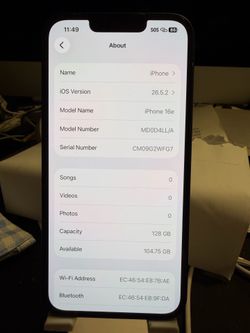 iPhone 16e