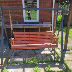 Outside Porch Swing With Stand
