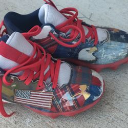 Red White Blue Cleats