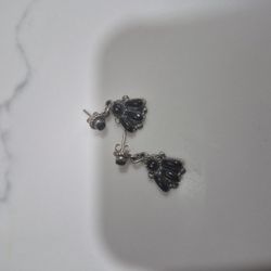 Vintage Sterling Silver Earrings 