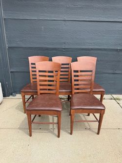 5 dining chairs