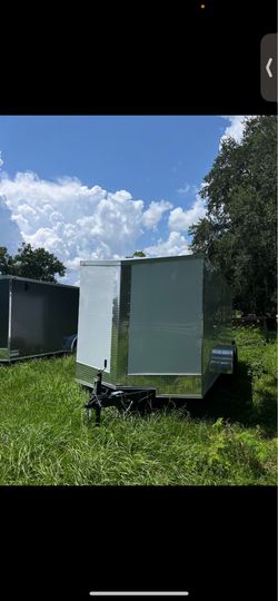 🦅Quality Cargo Trailer Brand 🆕 7x16 Ta Tandem Axle PLYCORE 0.080 🔥