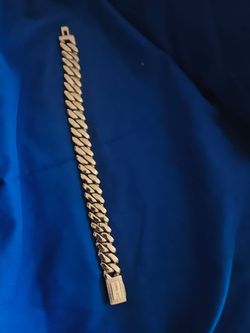 12mm Iced Diamond Cut Miami Cuban Link king ice Bracelet