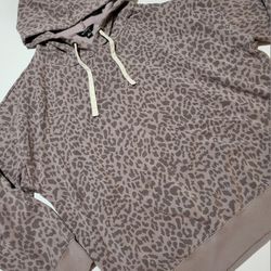 Buffalo David Bitton Ladies Pullover Cheetah Size XL 