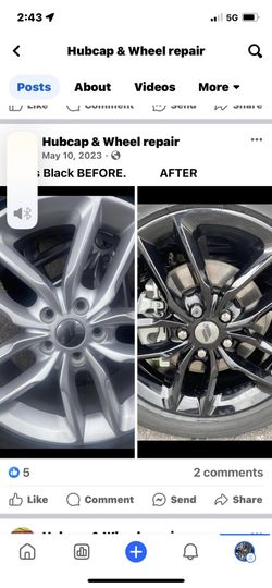 Black wheel Powder Coating Fast . We Make Old rims New