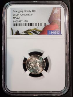 2026 Emerging Liberty 10¢ Dime – NGC MS65 – 250th Anniversary