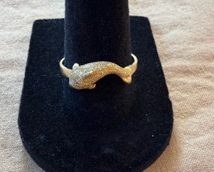 14K Gold Ring Dolphin – 1.82 Grams  - Size: 8.5🔥 (Firm Price)