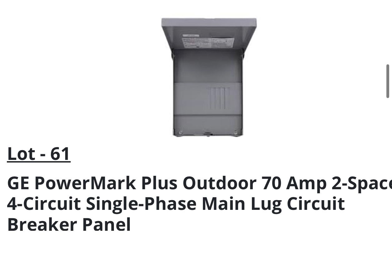 Outdoor 70amp