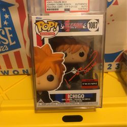 Ichigo Funko Pop Signed
