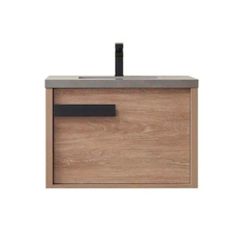 Carcastillo 30 In W X 22 In D X 21 In H. Single Sink Bath Vanity