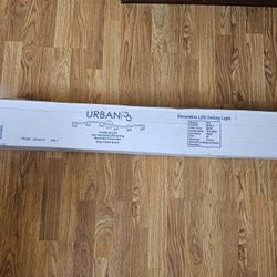 URBAN 33,F12992-80-LED Mount Bar Fixture Ben Bright Satin Nickel 44"