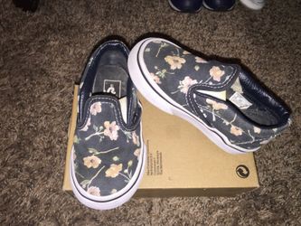 Size 6c floral vans
