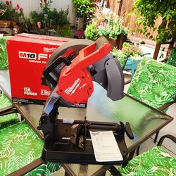 Milwaukee brand new M18 FUEL 18-Volt Lithium-Ion Brushless Cordless 14 in. Abrasive Cut-Off Saw (Tool-Only)