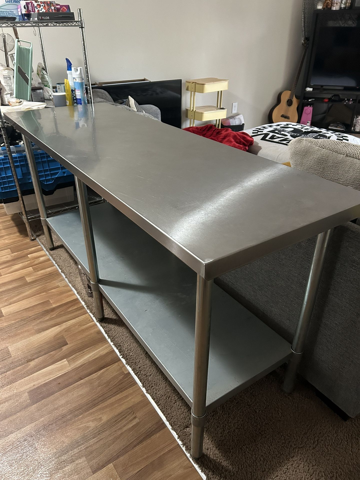 Stainless Steel 24” Prep Table
