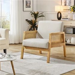 Modern Armchair with Wood Legs