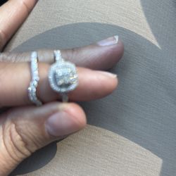 Wedding and engagement ring