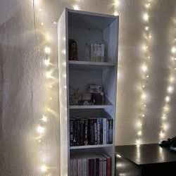 White ikea shelf 