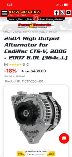 Ls swap high output alternator