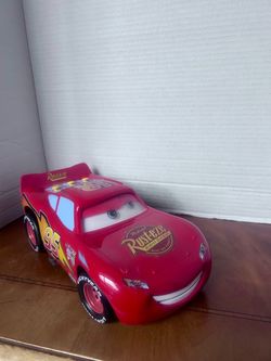 Disney Pixar Cars Walking Talking Lightning McQueen approx 11” long