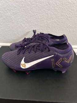 Nike Zoom Vapor 16 Elite KM FG Grand Purple Pale Ivory FQ8683-500 Size 4.5M / 6W