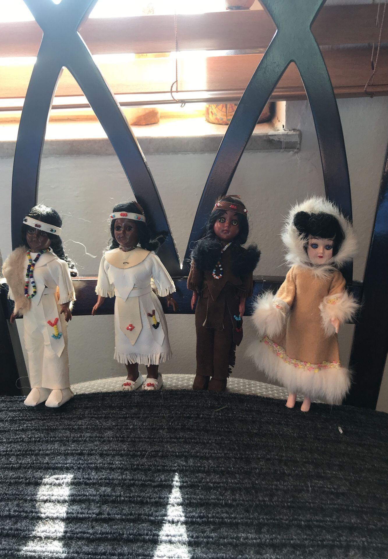 Antique Native American dolls 5.00 for all 4