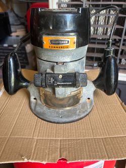 Craftsman router commercial super heavy duty I adjustable bit