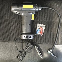 120W Portable Car Air Compressor – Plug-in for DC 12V Cars