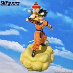 Son Goku and Son Gohan Kid