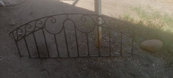 2 Victorian Wrought Iron Arched Fence 