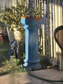 Roman pillar cement planter