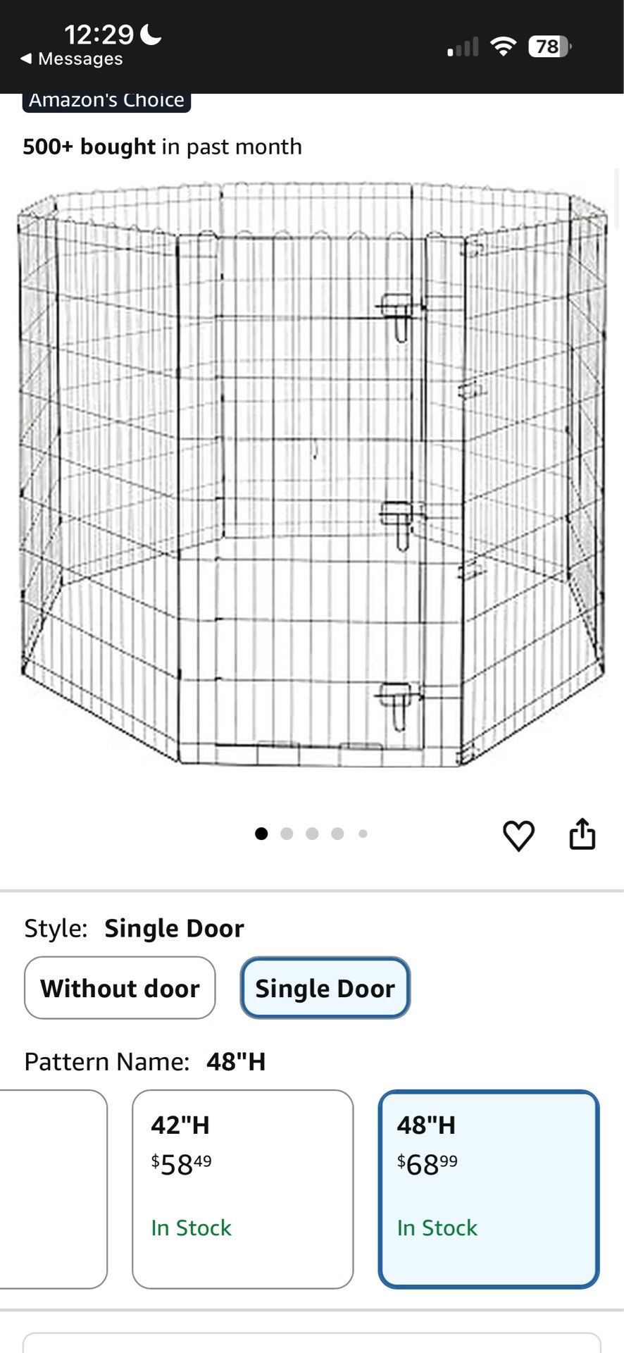 Pet fence & top