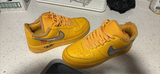 Nike Air Force 1 Off-White University Gold