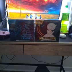 Sealed Pokemon Etbs Mega Evolutions And Phantasmal Flames $100 Each Or 180 For Both 
