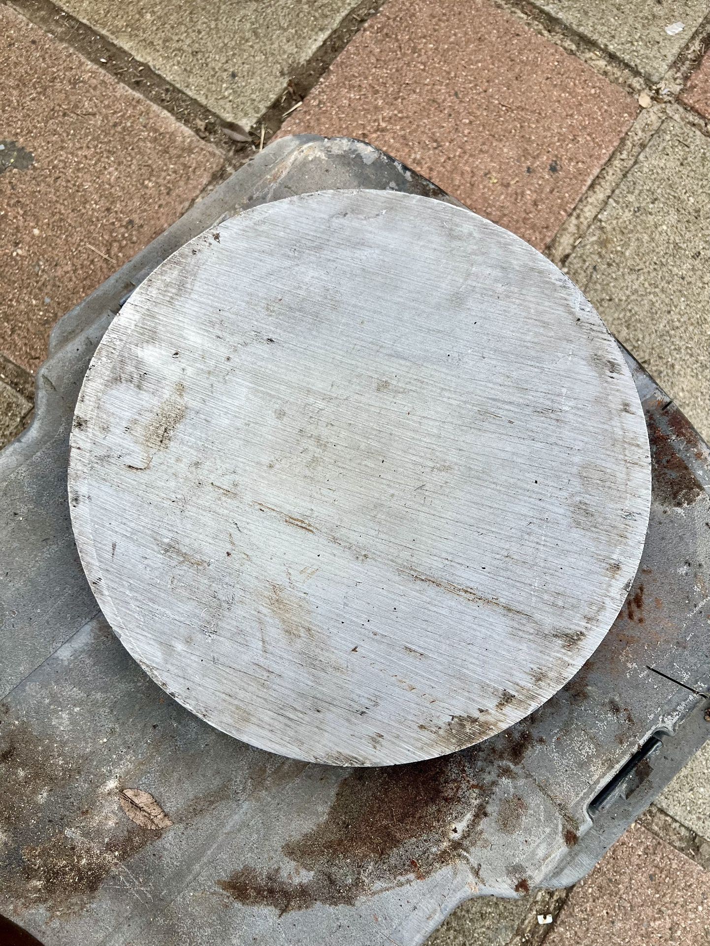 Solid Steel Round Plate