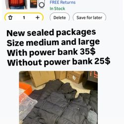 Heated Vest unisex men/women , Heated Jacket with 16000mAh Battery Pack, Lightweight Rechargeable Heated Vest for Hunt Camping Cycling Ski Outdoor Bla