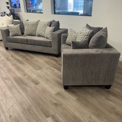 BRAND NEW 2 Piece Sofa Set Loveseat Couch Combo