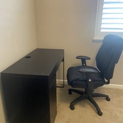 Ikea Desk and Office Chair