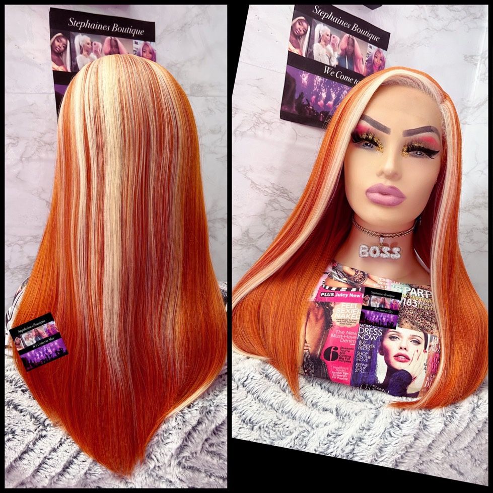 Human Hair Blended Lace Front Wig