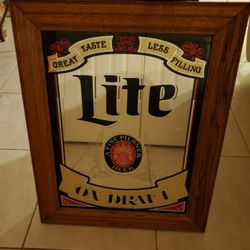 Vintage Miller Lite Mirror