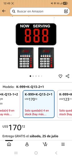 Take A Number system waiting brand new