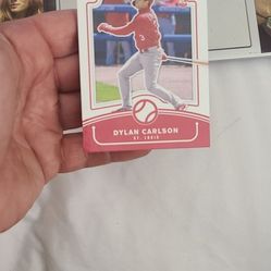 Dylan Carlson Baseball Card 