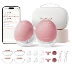 Momcozy Mobile Flow Hands Free Cordless Wearable Breast Pump New Sealed 