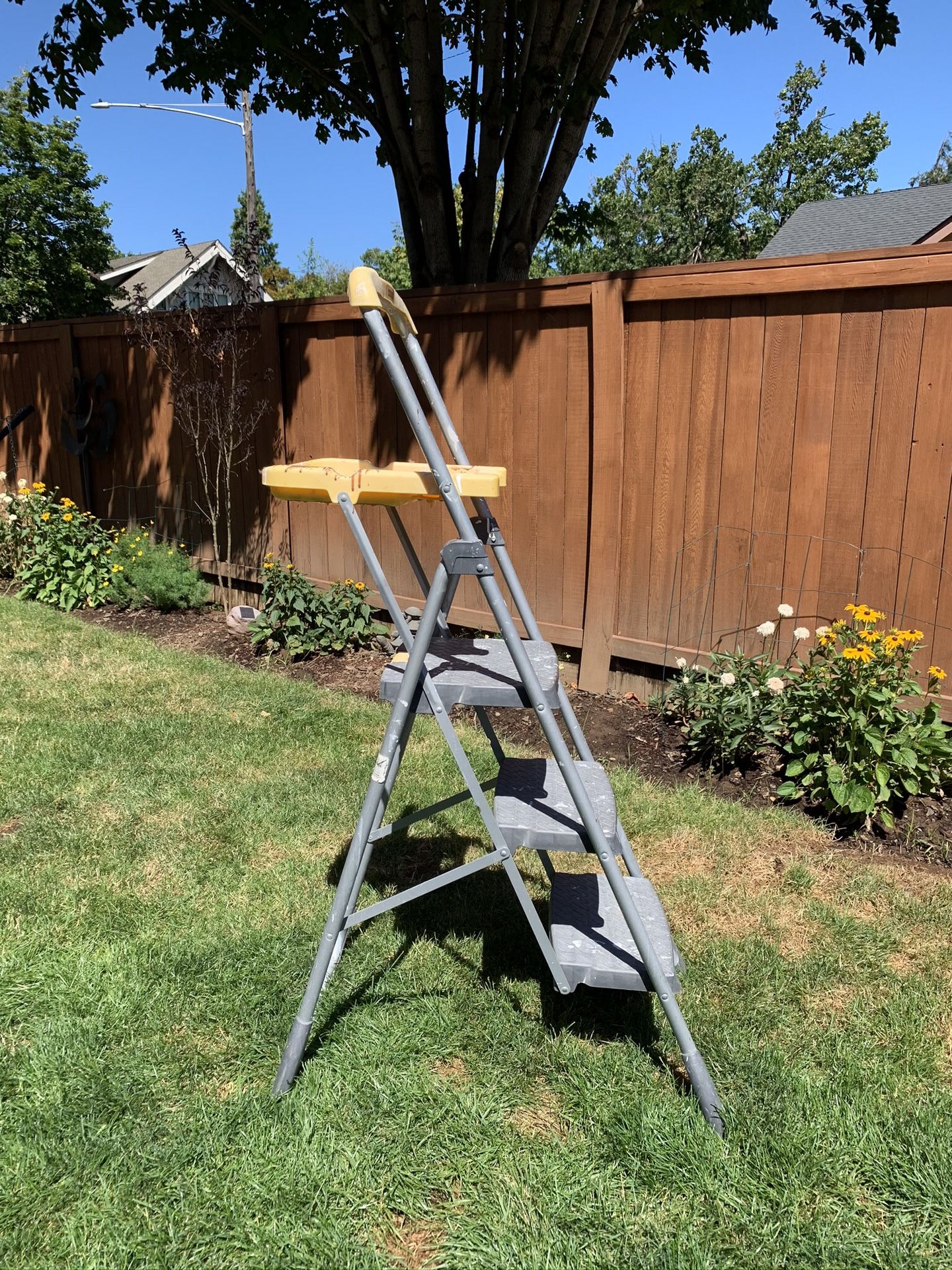 Three step ladder