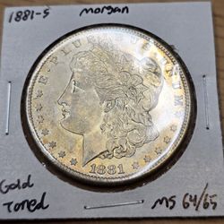 1881 S Morgan Silver Dollar