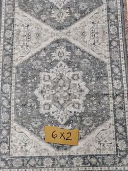 new RUNNER 2X6 machine washable little pile