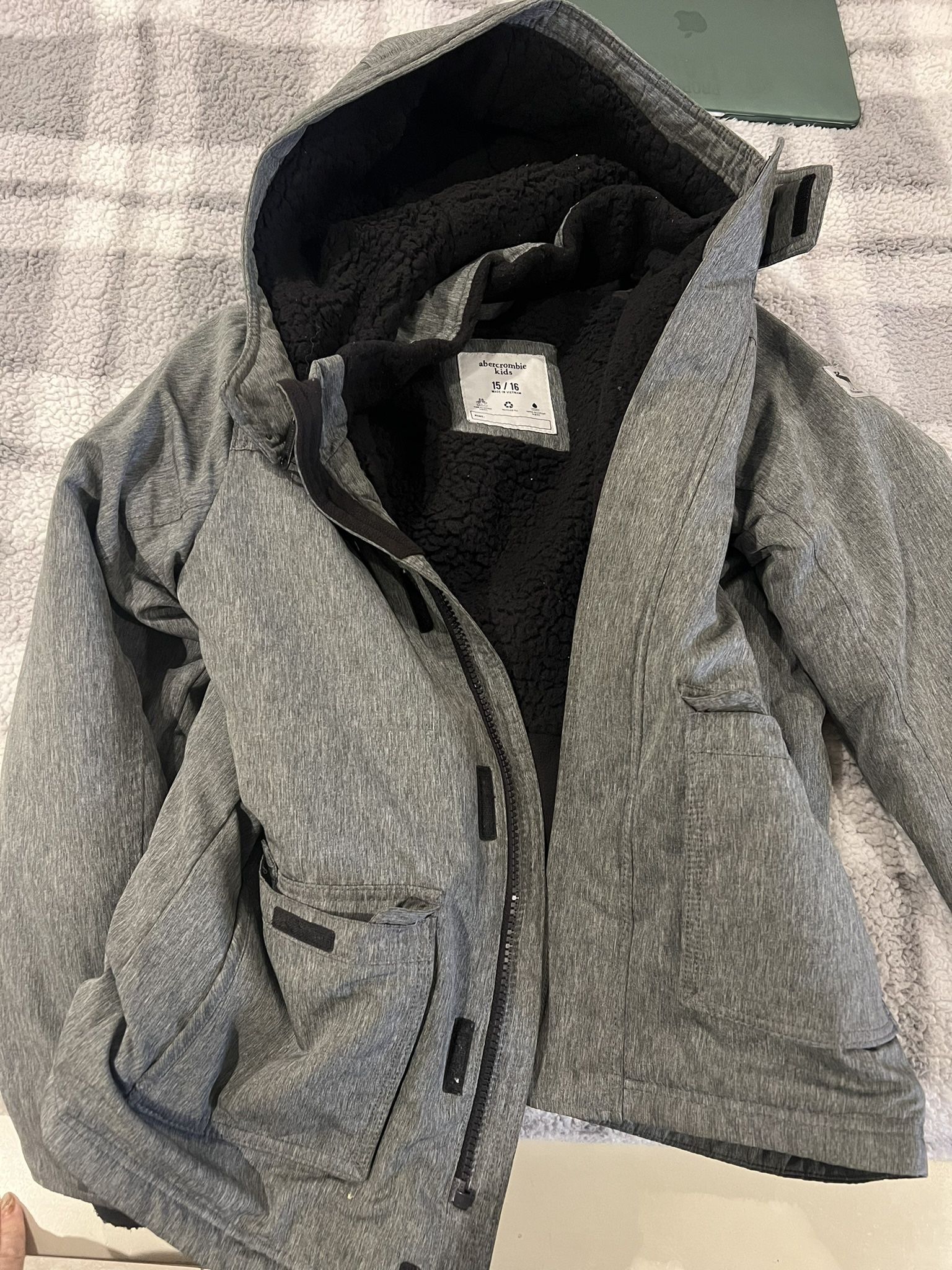 Abercrombie Kids Sherpa Jacket Size 15-16